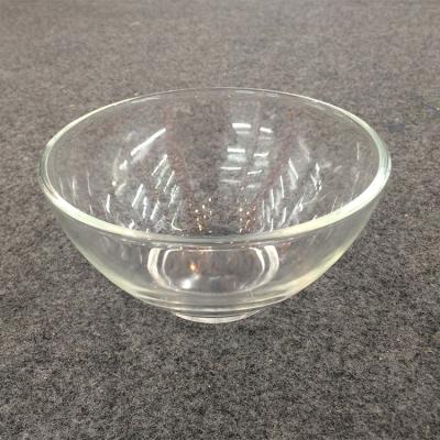 China Sustainable Heat Resistant Decorative Purple Color Glass Salad Bowl Glass Bowl For Tableware for sale