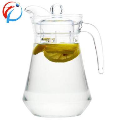 China High Quality Viable Glassware Jug Jug Decanter Cup Set Clear Drinking Glass Set for sale