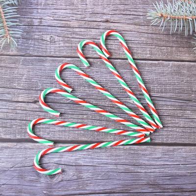 China Christamas Home Decoration Ready To Ship Christmas Tree Decoration Props 15CM Acrylic Christmas Candy Cane for sale