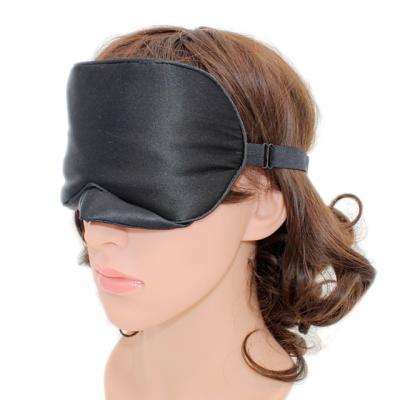 China Wholesale Anti-Wrinkle Silk Eye Mask Nose Wing Type Opaque Comfortable Eye Mask for sale