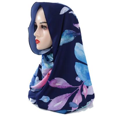 China Custom designer print head scarf hijab cotton tank top hijab comfortable for sale