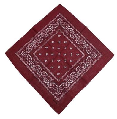 China 100% Cotton Custom Design 100% Square Cotton Printed Bandana for sale