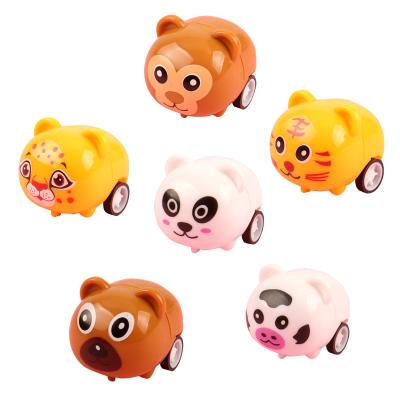 China NEW Wholesale Cute Cartoon Animal Styling Gifts Mini Cars Toys Cheap Return Popular Styling Force Widely Used for sale