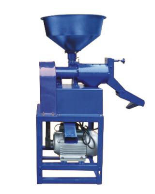 China White rice processing home used mini rice huller and rice grinder mill with double hopper price for animal feed for sale