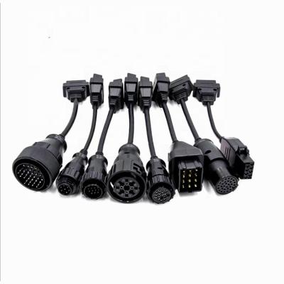 China All car and truck series high quality car diagnostic cable truck 16 in 1 cables car and truck 16 in 1 obd 2 cables for sale