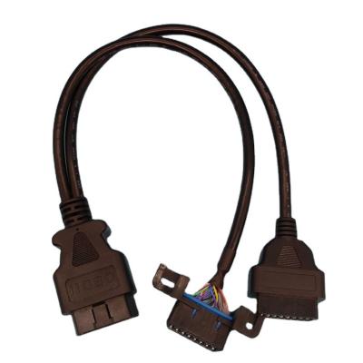 China Fault Code OBD 2 OBDII Y-Adaptor Diagnostic Connector Cable Fits For All Car for sale