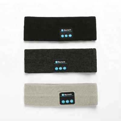 China Wholesale Price Wireless Headset Knitted Tooth Sports Cheap Blue Headband With MIC Stereo Speakers for sale