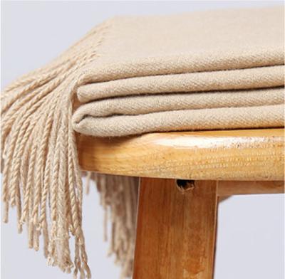 China Anti-static High Quality Wholesale Bamboo Throw Blanket With Handmade Tassels for sale