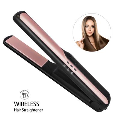 China 2021 Multi-functional Portable Cordless Flat Iron Hair Straightener New Product Salon Professional Hair Straightener for sale