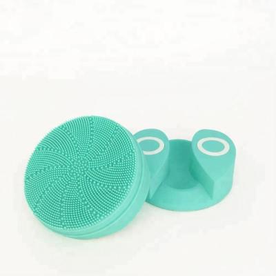 China Hot Selling Rechargeable Electric Facial Cleansing Brush Silicone Beauty Face Brush DEEP CLEANING Cleansing Brush for sale