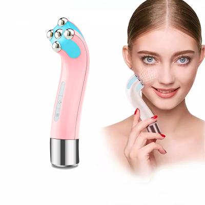 China Pore ​​Shrinking 2021 Electric Portable Rechargeable Face Massager USB RF EMS Skin Care Beauty Device Lifting Firming Anti Aging Face Massager for sale