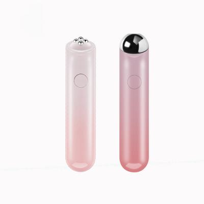 China Anti-puffiness OK EMS Facial Massager Device Vibration Anti-wrinkle Electric Eye Massager Pen for sale