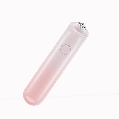 China Anti-Puffiness Red Light Therapy Galvanic Home Use Eye Massager Pen With Massage And Vibration Hot Slim Beauty Face Lip Beauty Device for sale