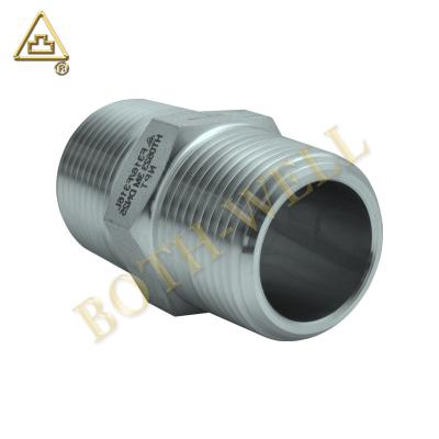 China BS3799 ASME/ASTM A/SA105 HEX NIPPLE Threaded Forged Carbon Steel Pipe Fittings 1/8