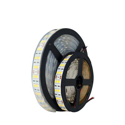 China Indoor Warehouse IP20 High Lumen IP20 Flexible Led Strip Light Double 120led Row Warmwhite Color IP2012V 5050 for sale