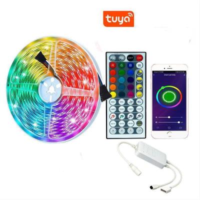 China Hot New Tuya Smart 44key Hotel WIFI Bill 4 in1 RGBWW 60led Controller SMD 5050 DC12V24V IP65 RGBWW Waterproof led strrip light kit for sale