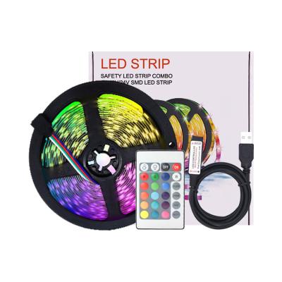 China Warehouse Factory Outlet SX RGB Led Backlight Mini 24Keys USB Strip 2m SMD 5050 30Led TV LED Controller Backlight Strip Kit IP65 5V for sale