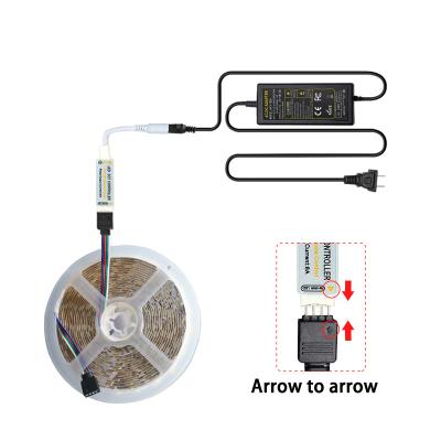 China Hot Sales 5025 60/m LED Waterproof White IP65 DC12V Ki RF LE TDC Controller Remote Use From Amazon Warehouse For Ciling Decoratio for sale