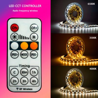 China Amazon warehouse rf hot remote control mini TDC SMD 5025 60LEDs DC12V White+ warm white TDC led strip lights kit for sale