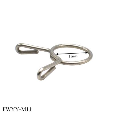 China Coil All Stainless Steel Torsion Spring Metal Spring Wire Tubing Pipe Clamp for sale