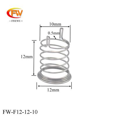 China Coil Finewe Factory Custom 0.5mm Nickel Plating PCB Contacts Electrical Contacts Spring for sale