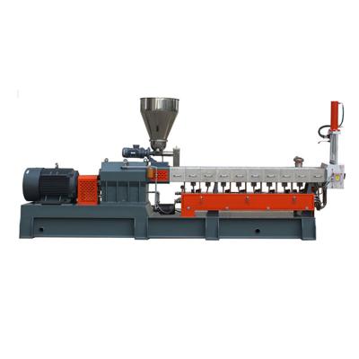 China Pelletizing Newest Factory Price Extruder PVC PE Granulator  Twin Screw Extrusion Pellet Granulator for sale