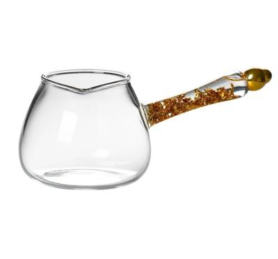 China 100% Viable Good Quality Hand Blown Glass Cup Glass Tea Fair Infuser Mug for sale