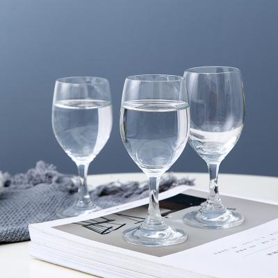 China Crystal Glass Mini Transparent Clear Thickened Wedding Glass For Champagne Red Wine Glass Cups for sale