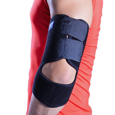 China Adjustable Elasticity Breathable Compression Protects Against Chronic Tension Adjustable Fitness Compression Support Sleeve Training Brace Elbow Support for sale