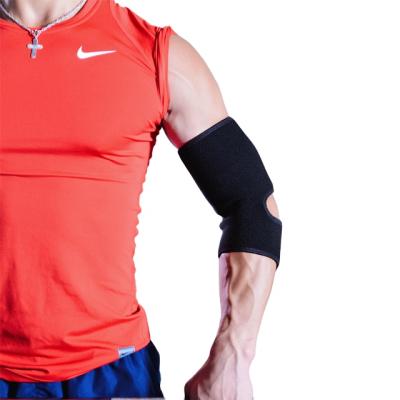 China Wholesale Hot Elasticity Adjustable Breathable Neoprene Compression Elbow Protector Sleeve Sleeve Brace Support Pads For Tennis for sale