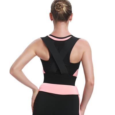 China Amazon Hot Sale Breathable Posture Corrector Adjustable Neoprene Spine Custom Design Posture Corrector Back Support For Women Men for sale