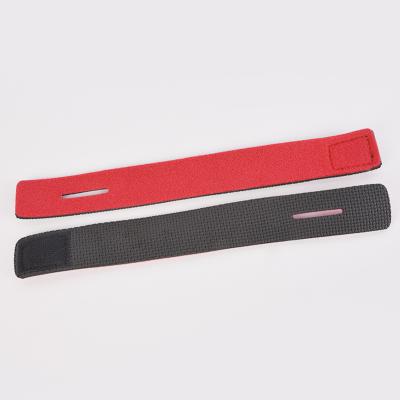 China Store Fishing Equipment Factory Direct Selling Neoprene OK Cloth Fishing Rod Ties Neoprene Strap Adjustable Belt Buckle Strap Colorful Fishing Rods Strap for sale