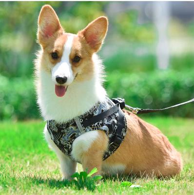 China Viable Manufacturers Selling New Pet Chest Harness Reflective Dog Leash Reversible Pet Supplies Dog Safety Leash Vest Dog Harness for sale