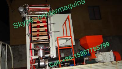 China High Speed Mini One Layer Film Blowing Machine for HDPE / LDPE for sale