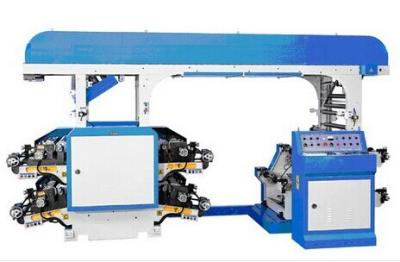 China Auto 4 Colour Flexo Printing Machine For Kraft Paper 10-15m/min for sale