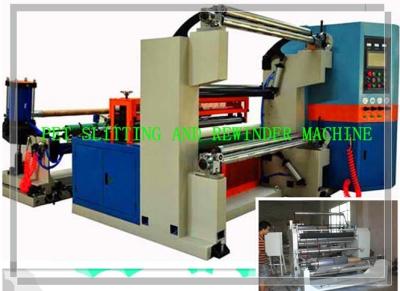 China Volle automatische Fax-Papier-Slitter Rewinder-Maschine mit PLC-Steuerung zu verkaufen