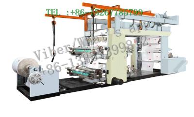 China Máquina de impressão Flexographic de alta velocidade do cilindro central de 6 cores em China à venda