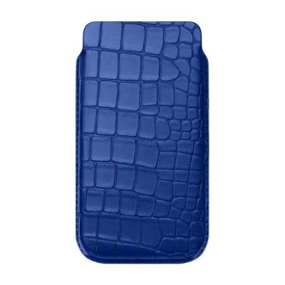 China Best Grade Top Genuine Crocodile Shockproof Wholesale Leather Sleeve For iPhone 13 for sale