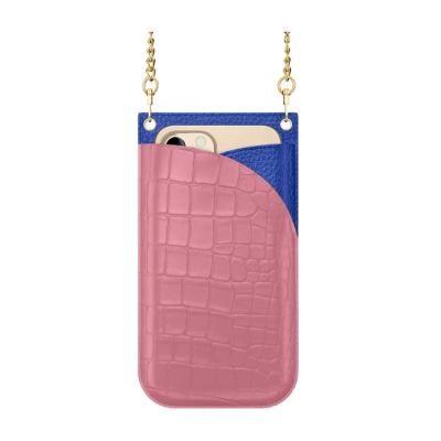 China True Grade Stylish Style Crocodile Skin Shockproof Top Cover For iPhone 13 Pro Max With Shoulder Strap for sale