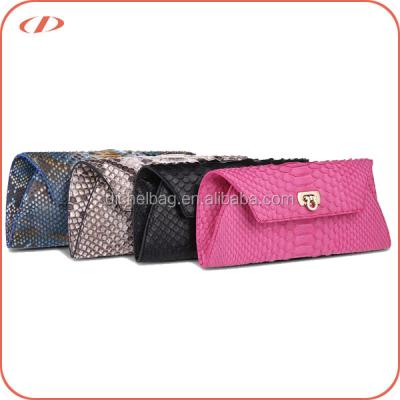 China Stylish Good Quality Genuine Python Skin Clutch Women Clutch Bag for sale