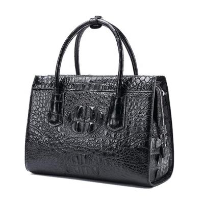 China Fashion Designer Wholesale Elegant Exotic Women Genuine Crocodile Skin Bag Handbag for sale