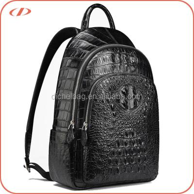 China DAY BACKPACK Luxury Quality Genuine Crocodile Skin Leather Backpack for sale