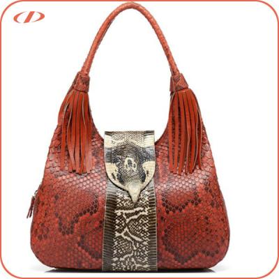 China TOTE BAG New Arrival Exotic Genuine Python Skin Handbag for sale