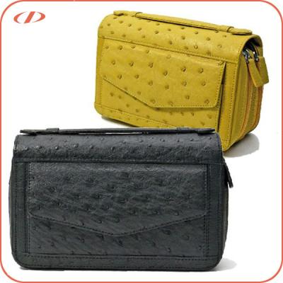 China Real Clutch Quality Luxury Ostrich Leather Clutch Bag for sale