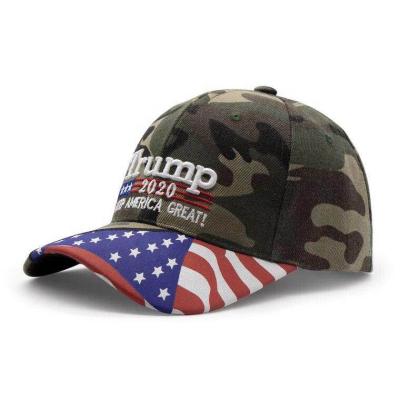 China 2020 JOINT Trump Hat Wholesale Cotton Baseball Hats High Quality 100% Promotional Trump Hats for sale