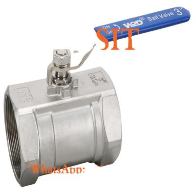 China General Nickel Plated Water Oil Gas Stainless Steel 304 Reduce Bore Ball Valve for sale