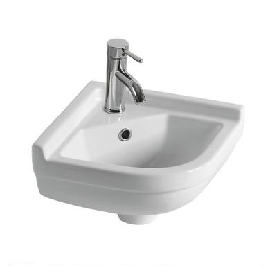 China Easy Clean Bathroom Corner Wall Mounted Basin for sale