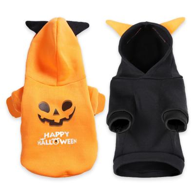 China Wholesale New Stocked Pet Costume Halloween Puppy Sweatshirts Holiday Clothes For Dog Cosplay Hoodie for sale