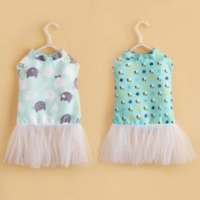 China New Style Stocked Hot Sale Skirt Dress Up Clothes Pet Designer Cute Puppy Wear Dog Tutu Dress for sale