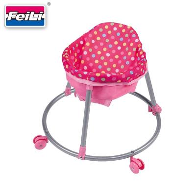 China Easy Assembly Fei Li Toys Easy Assembly Baby - Doll Walker Toys with Caster Wheels for 5-17 Inch Doll Walker Toys for sale